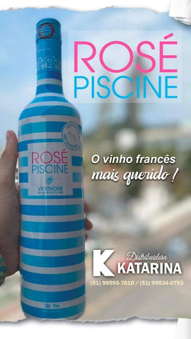 Image of Vinho Rosé Piscine Stripes 750ml - Distribuidora Katarina