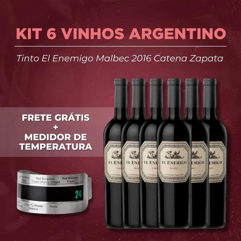 KIT El Enemigo Malbec 2016/2017 (6 UNIDADES) - Distribuidora Katarina