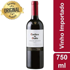 Vinho Tinto Chileno Cabernet Sauvignon Casillero Del Diablo - Distribuidora Katarina
